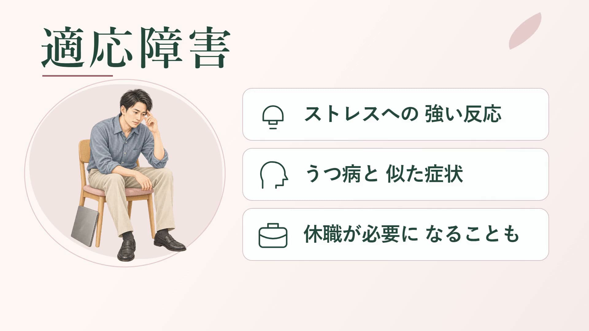 適応障害の説明図